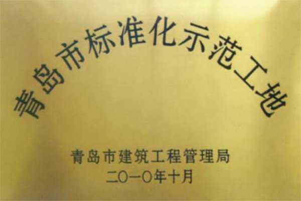 青島市標(biāo)準(zhǔn)化示范工地