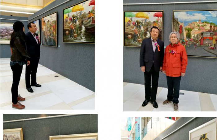 集團(tuán)董事長作為青島中山書畫院常務(wù)副院長出席 “陽光?青島美術(shù)作品邀請展”開幕式