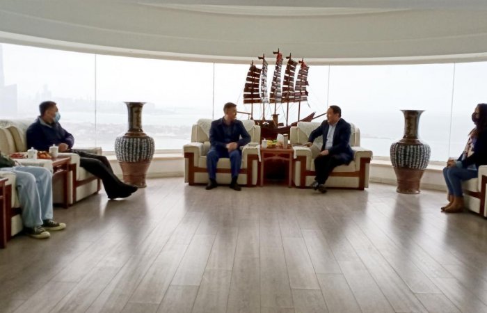 市南區(qū)退役軍人事務局領導蒞臨公司檢查指導雙擁工作