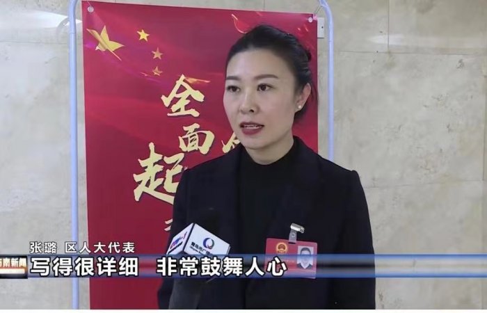 集團(tuán)副總經(jīng)理張璐參加市南區(qū)“兩會(huì)”，為市區(qū)發(fā)展建言獻(xiàn)策